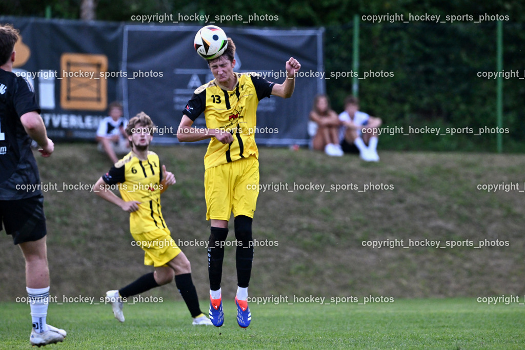 SV Arnoldstein vs. URC Thal Assling | #13 Fabian Ortner SV Arnoldstein, SV Arnoldstein vs. URC Thal Assling, SV Arnoldstein vs. URC Thal Assling am 09.08.2025 in Arnoldstein (Waldparkstadion Arnoldstein), Austria, (Photo by Bernd Stefan)