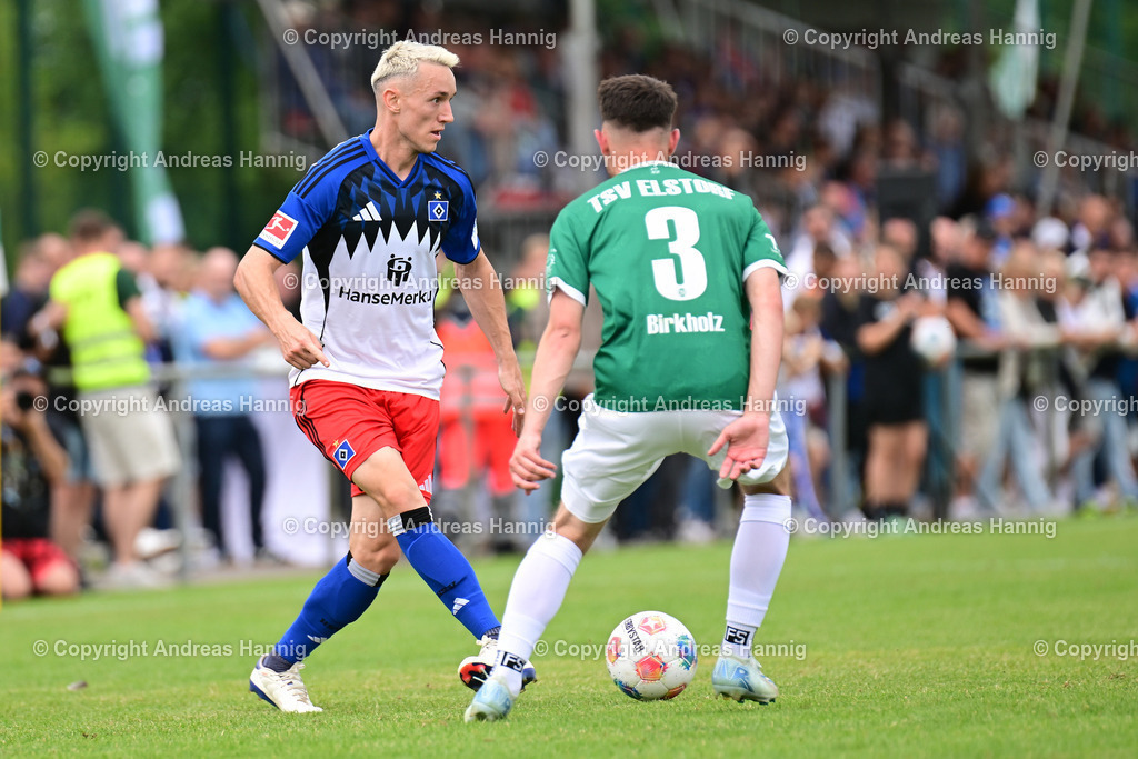 Fußball I Herren I Testspiel  I TSV Elstorf - Hamburger SV I 5.7.2025 | a-hannig - Realisiert mit Pictrs.com