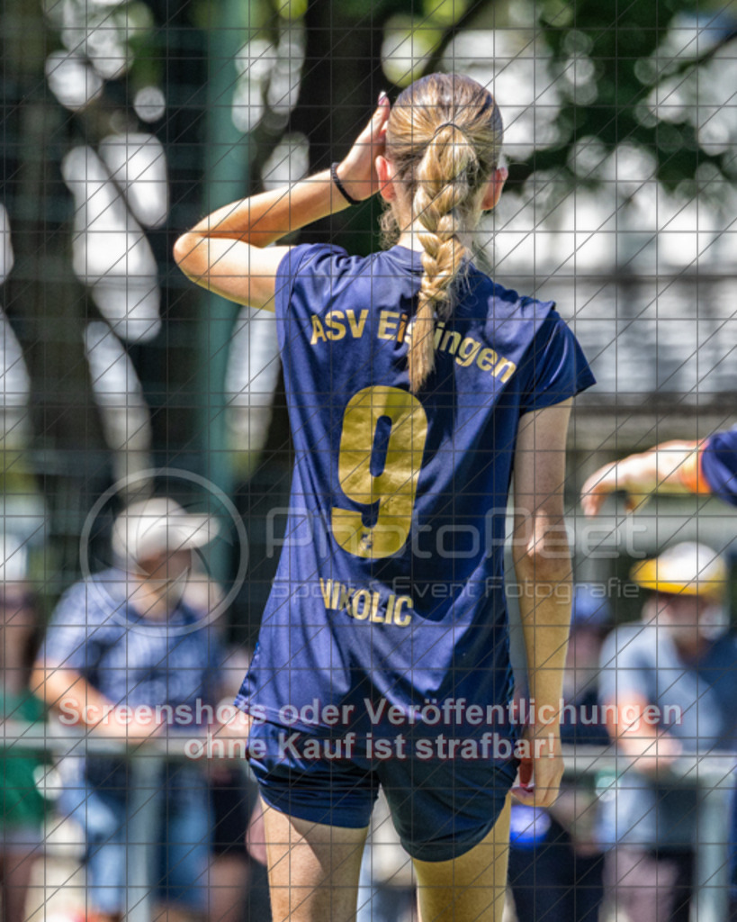 20250622_141515_0192-Bearbeitet | #,ASV Eislingen (blau) vs. Tura Untermünkheim (orange), Fussball, Aufstiegsspiel in B-Juniorinnen-VS Nord Runde 2 - WfV, Saison 2024/2025, Kunstrasensportplatz im Ösch, Staufeneckerstraße, 73054 Eislingen, 22.06.2025 - 14:00 Uhr,Foto: PhotoPeet-Sportfotografie/Peter Harich