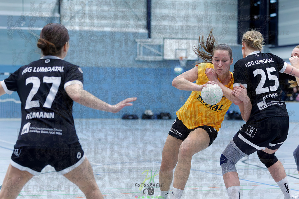 Handball Frauen Oberliga Mitte, HSG Eibelshausen/Ewersbach - HSG Lumdatal | Handball Frauen Oberliga Mitte, HSG Eibelshausen/Ewersbach - HSG Lumdatal am 21.02.2026 in Dietzhölztal-Steinbrücken (Sporthalle am Hammerweiher)Photo © 2026 - Jörg Heinrich - Realisiert mit Pictrs.com