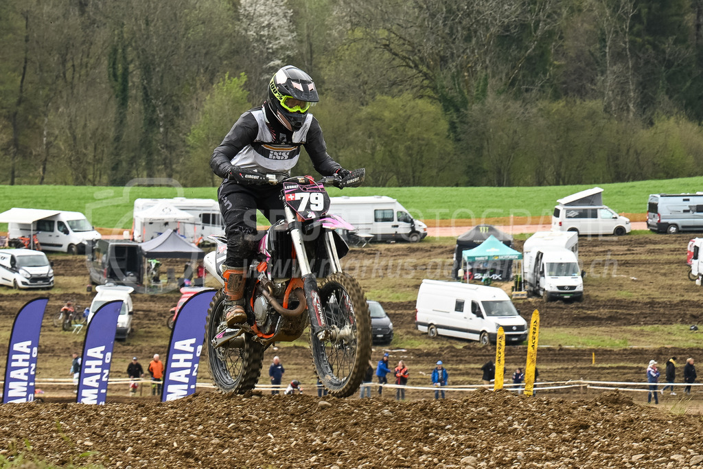Motocross Schlatt bei Winterthur - 30. April 2023 | #79 Obrist Joelle aus Steffisburg (CH) auf KTM in der Kategorie Swiss MX Women Cup am Motocross Schlatt bei Winterthur, 30. April 2023. 
Instagram: @mx_schlatt | @mc_wila | @sam_schweiz
Bild: Sportfotografie Markus Aeschimann | www.markus-aeschimann.ch - Realisiert mit Pictrs.com