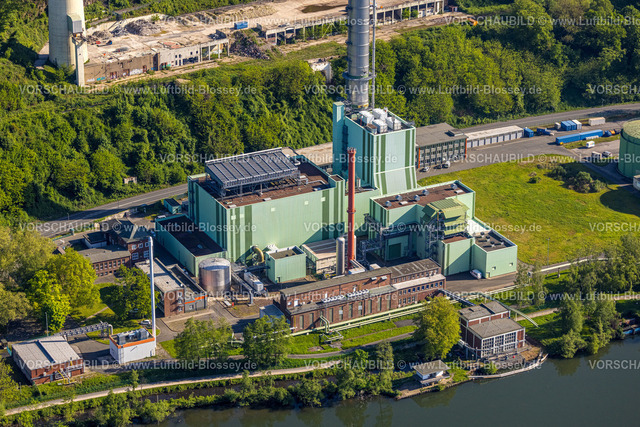 Herdecke240503208 | Luftbild, Mark-E GuD Gas und Dampf-Kraftwerk, Herdecke, Ruhrgebiet, Nordrhein-Westfalen, Deutschland