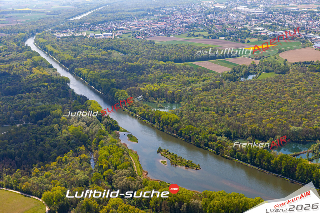 Die Luftbildaufnahme Insel - Dellingen-donau wurde 2019 mittels Flugzeug (keine Drohne) erstellt. Perfekte Schärfe und Druck- Ergebnisse- Garantiert!