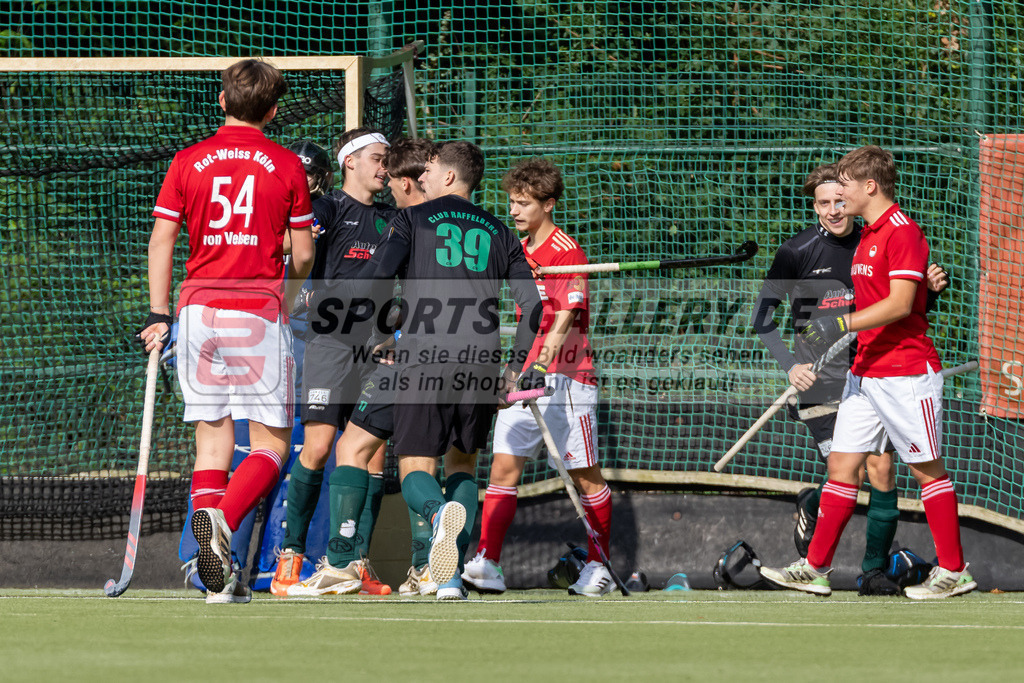 HK_20241003_107086 | 1. Regionalliga West Herren Club Raffelberg - Rot-Weiss Köln am 3.10.2024 Club Raffelberg, Duisburg ,