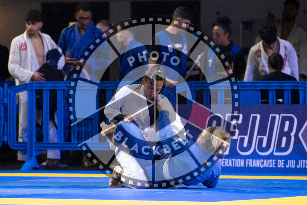 20240119PBB1145 | Fighters compete during the IBJJF European Championship in Paris, France, on January 19, 2024.