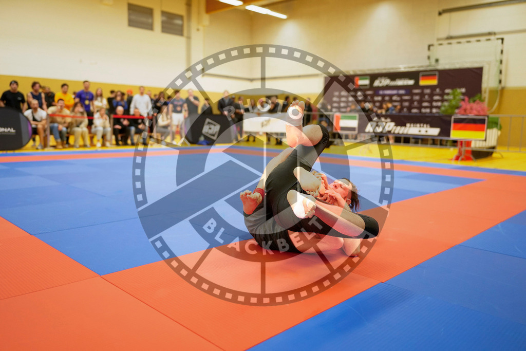20240203PBB10004 | Fighters compete during the Brazilian Jiu-Jitsu Championship of the AJP Tour in Maintal by Frankfurt am Main, Germany, on February 2, 2024.