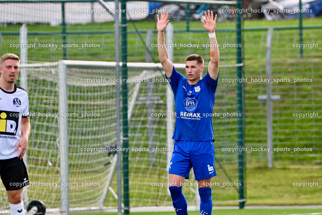 SV Spittal vs. UNION Matrei | #17 Enrico Sebastian Schubert UNION Matrei, SV Spittal vs. UNION Matrei, SV Spittal vs. UNION Matrei am 17.08.2025 in Spittal an der Drau (Goldeck Stadion), Austria, (Photo by Bernd Stefan)