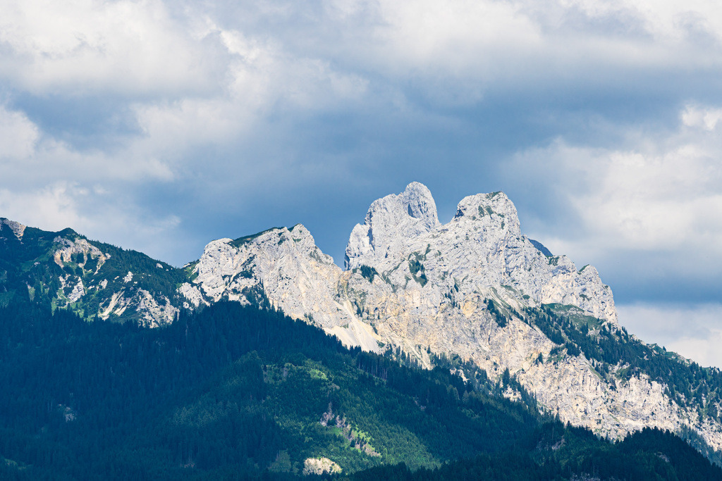 Blick vom Tannenheimer Tal auf die Gehrenspitze in Österreich | Blick vom Tannenheimer Tal auf die Gehrenspitze in Österreich.