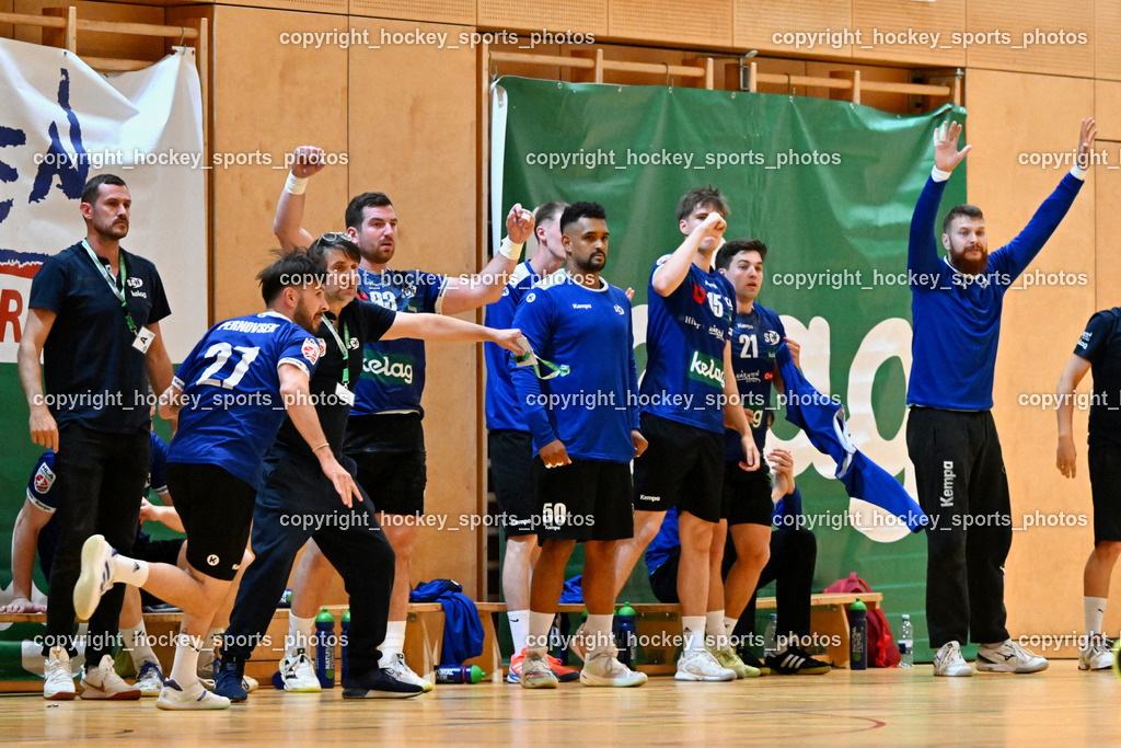 SC Ferlach vs. UHK Krems | Jubel SC Ferlach, Asisstentcoach SC Ferlach Pomorisac Dean, SC Ferlach vs. UHK Krems, SC Ferlach vs. UHK Krems am 02.05.2026 in Ferlach (Ballspielhalle Ferlach), Austria, (Photo by Bernd Stefan)
