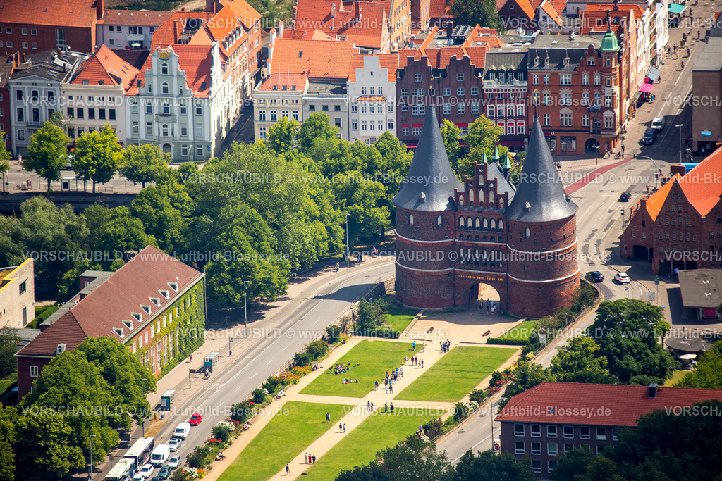 Luebeck15069115 | Hostentor, Holstein-Tor, spätgotisches Stadttor, Wahrzeichen von Lübeck,,  Lübeck, Lübecker Bucht, Hansestadt, Schleswig-Holstein, Deutschland