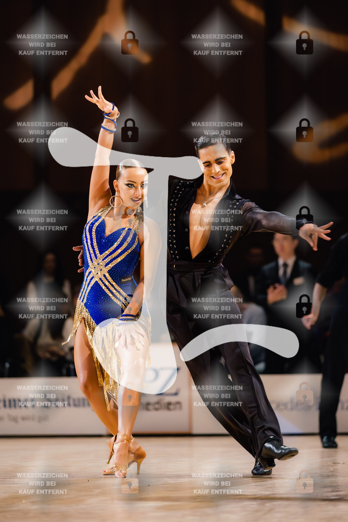 Goldstadtpokal 2025 - WDSF World Open Latin 15th (11) Yehonatan Shvartsburd _ Elinor Gershfeld (Israel)-2025-01-25-7645 | Webshop for digital downloads and prints of dance sport, event & show photographer Julian Link - Realisiert mit Pictrs.com