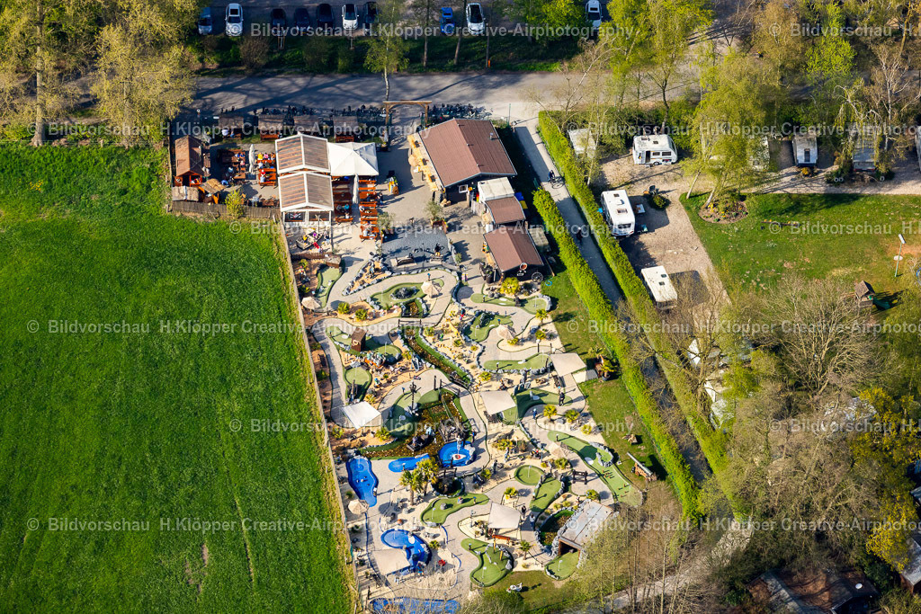 Luftbilder Nettetal-0030 | Luftbild Golfplatz der Minigolf-Anlage " Tortuga Adventure Golf "in Nettetal - Realisiert mit Pictrs.com