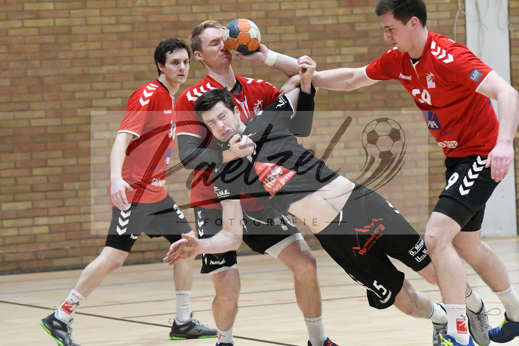 20200125_HSGHGJ_0008 | Handball, Herren:   beim Spiel der Landesliga zwischen HSG Osnabrück vs. HG Jever/Schortens am 25.01.2020 in der OSC-Halle in Osnabrück, Deutschland.(Foto von Nico Paetzel) - Realisiert mit Pictrs.com