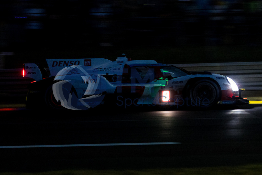 Trainproduction-20230607-2005 | LE MANS,FRANCE,07.Jun.23 - MOTORSPORTS - WEC, FIA World Endurance Championships, 24 Hours of Le Mans, Circuit de la Sarthe, free practice 1. Image shows Sebastien Buemi (SUI), Brendon Hartley (NZL) and Ryo Hirakawa (JPN/ Toyota Gazoo Racing). Photo: Trainproduction / Matthias Trinkl