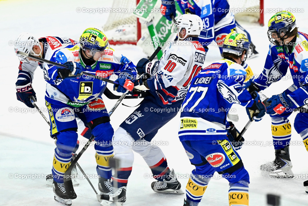 EC IDM Wärmepumpen VSV vs. Hydro Fehervar AV 19 | #78 Felix Maxa EC VSV, #10 Istvan Bartalis Hydro Fehervar, #77 Philipp Lindner EC VSV, #46 Paul Sintschnig EC VSV, EC IDM Wärmepumpen VSV vs. Hydro Fehervar AV 19, EC IDM Wärmepumpen VSV vs. Hydro Fehervar AV 19  am 17.01.2026 in Villach (Stadthalle Villach), Austria, (Photo by Bernd Stefan)