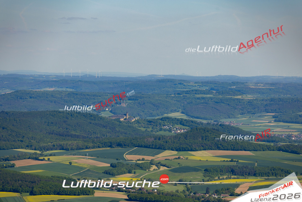 Luftaufnahme  Unnersdorf  Bad Staffelstein Das Luftbild wurde 2025 vom UL-Flugzeug heraus erstellt ( keine Drohne ) - Hochauflösende Luftaufnahme -Nicht vergleichbar mit Google Maps oder Satelittenbilder- Die Geschenkidee !Mit Lizenz und Bildrechte bestellbar
