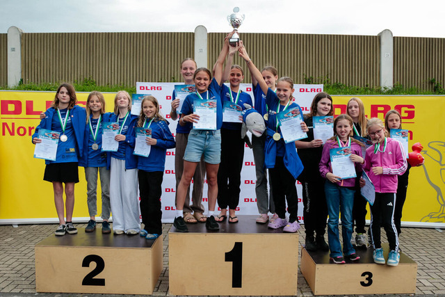 DLRG, Wettkampf, Rettungssport, Landesverbandsmeisterschaften 2026 14.06.2026 | Bedburg, Deutschland - June, 14: Landesmeisterschaften im Rettungssport der Mannschaften im DLRG Landesverband Nordrhein. (Foto: Benedikt Lang (DLRG) - Realisiert mit Pictrs.com