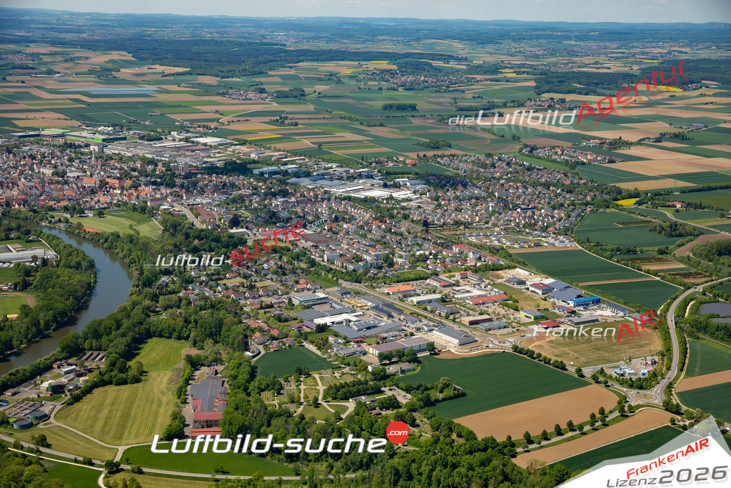 Schöne Luftaufnahme Ludwigsau Lauingen - Die Luftaufnahme wurde 2025 vom Flugzeug heraus erstellt ( keine Drohne ) - Hochauflösende Luftaufnahme - für professionelle Ausdrucke geeignet. Die Geschenkidee !Mit Lizenz und Bildrechte bestellbar
