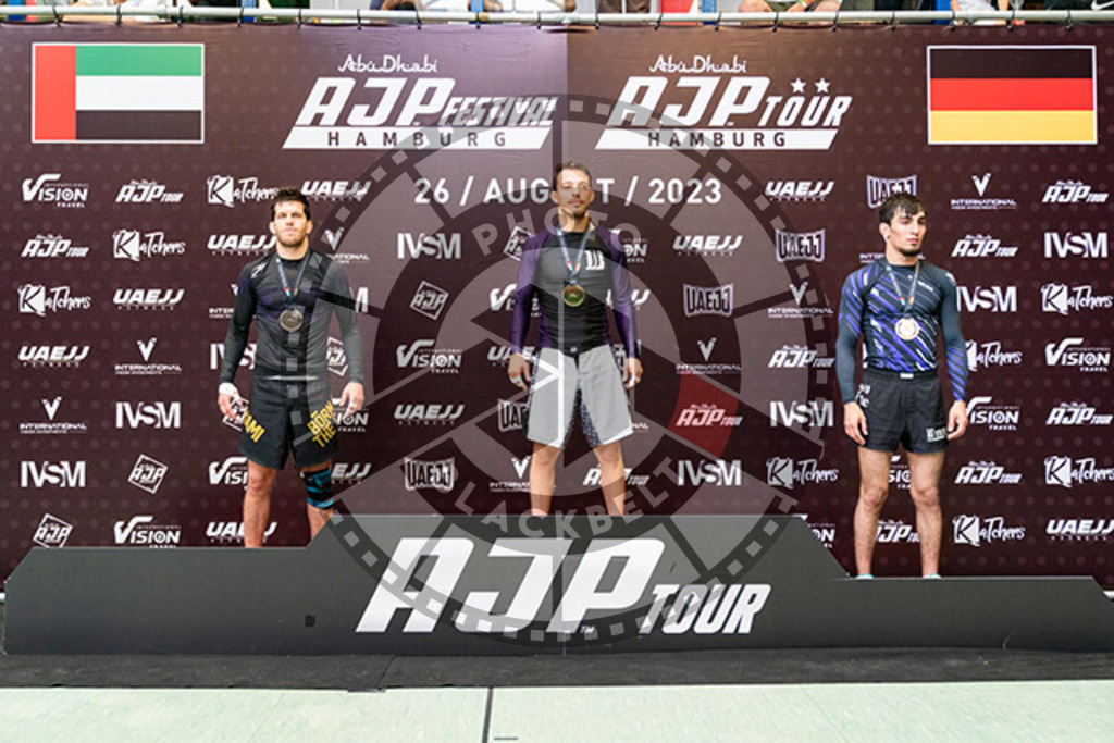 20230826PBB57137 | Fighters compete during the AJP INTLPRO BJJ and grappling competition in Hamburg, Germany, on August 26 2023.