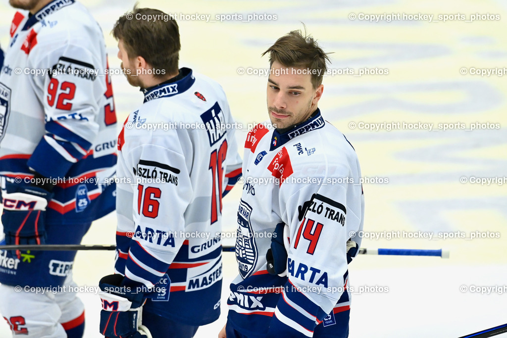 EC IDM WÄRMEPUMPEN VSV vs. HYDRO FEHERVAR AV 19 | #14 Sebok Balazs HYDRO FEHERVAR, #16 Hari Janos HYDRO FEHERVAR, EC IDM WÄRMEPUMPEN VSV vs. HYDRO FEHERVAR AV 19, EC IDM WÄRMEPUMPEN VSV vs. HYDRO FEHERVAR AV 19 am 20.11.2024 in Villach (Stadthalle Villach), Austria, (Photo by Bernd Stefan)