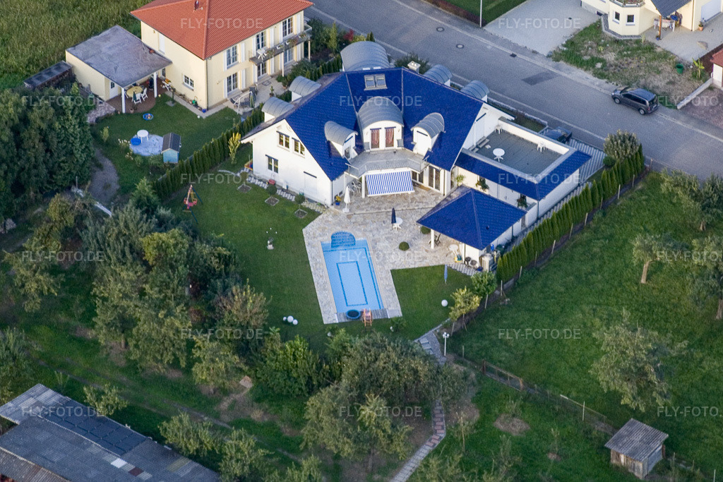 Luftbild: Im Kleinsommerfeld im Ortsteil Urloffen in Appenweier im Bundesland Baden-Württemberg in Deutschland. Foto: IMG_8197.jpg vom 15.09.2007 durch Werner Riehm/FLY-FOTO.de