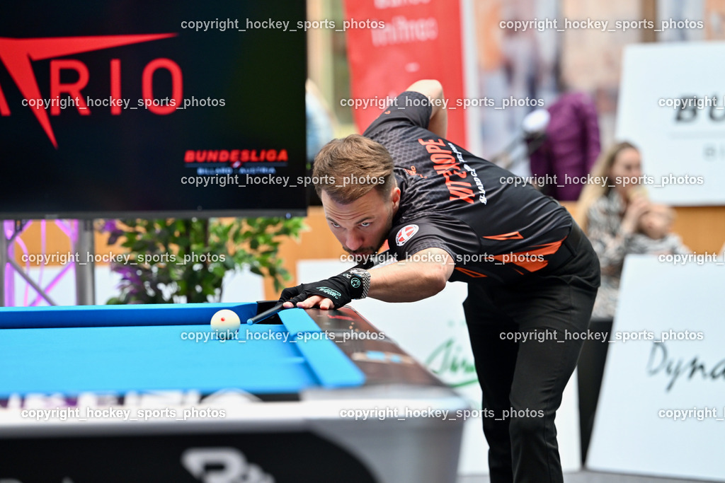 Pool Billard Bundesliga 2025 im ATRIO | Albin Ouschan, Pool Billard Bundesliga 2025 im ATRIO, Pool Billard Bundesliga 2025 im ATRIO am 29.03.2025 in Villach (Atrio), Austria, (Photo by Bernd Stefan)