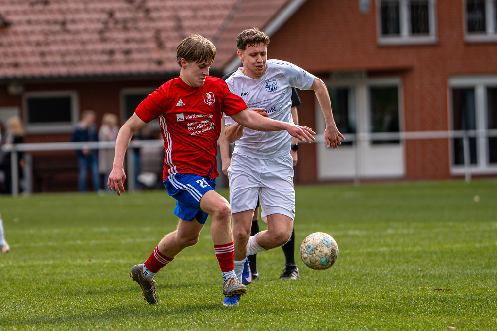 Fußball I Herren I Saison 2025-2026 I Halbfinale Kreispokal VEC I  BW Langförden - TV Dinklage II I 19153 | jns.sportfotos - Realisiert mit Pictrs.com
