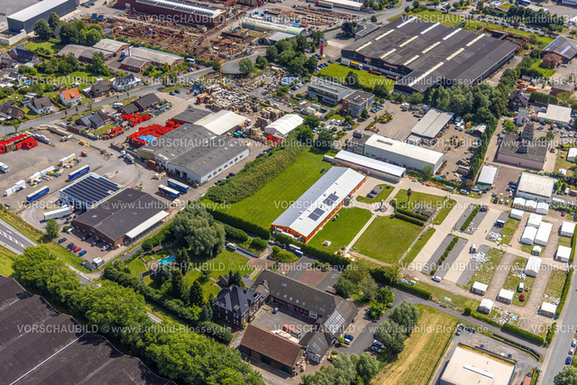 Hamm240706909 | Luftbild, Hindukulturzentrum Hamm im Gewerbegebiet Zollstraße, Uentrop, Hamm, Ruhrgebiet, Nordrhein-Westfalen, Deutschland