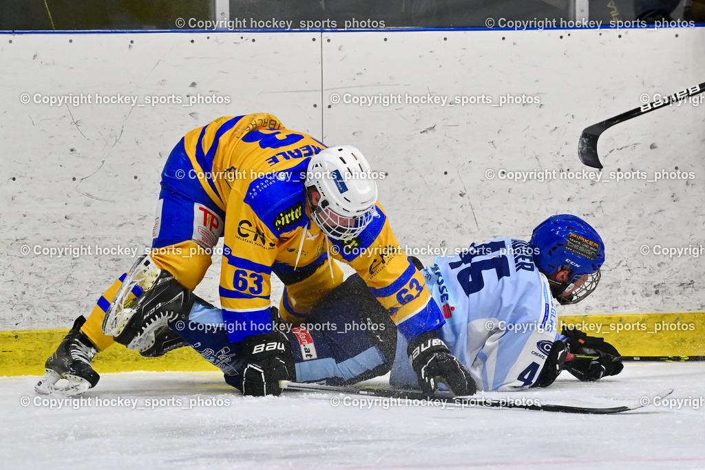EHC Althofen vs. ESC Steindorf 27.2.2023 | #63 Hammerle Simon, #46 Maurer Julian