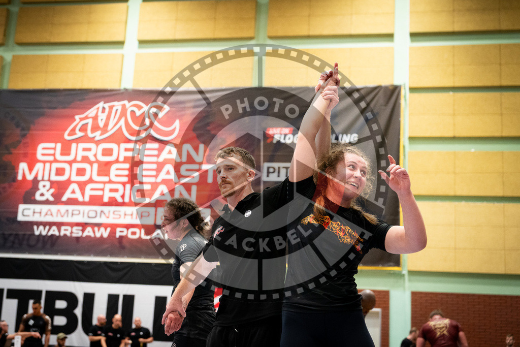 20250906PBB4278 | Fighters compete during the ADCC European Trials  competition in Warsaw, Poland, on September 6, 2025.