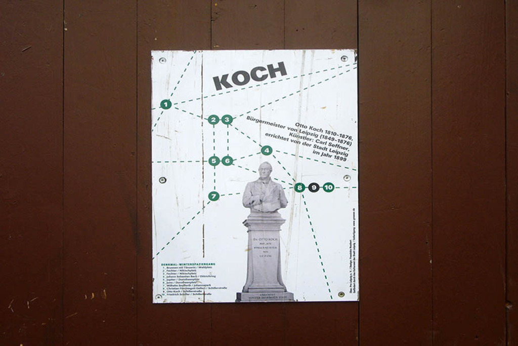 Otto-Koch-Denkmal | Das Team hinter BILDLEXIKON LEIPZIG bündelt historische wie aktuelle Informationen über die Stadt Leipzig in Text und Bild auf einer Plattform und stellt diese der interessierten Öffentlichkeit zur Verfügung.