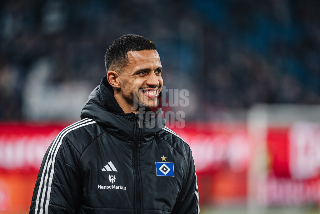 Fußball | Männer | Saison 2024/2025 | 2. Fußball-Bundesliga | 25. Spieltag | Hamburger SV vs. Fortuna Düsseldorf | 08.03.2025 | Robert Glatzel (#9, HSV)