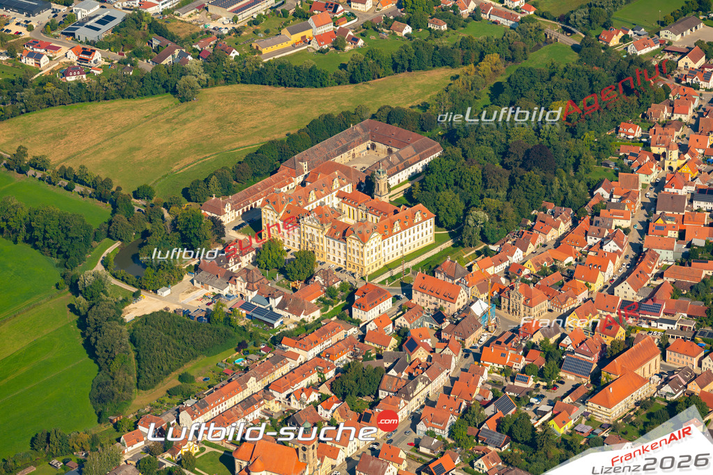 Das Luftbild zeigt :  Ellingen - Die Luftaufnahme wurde 2024 vom UL-Flugzeug aus erstellt ( keine Drohne ) - Hochauflösende Luftaufnahme - Für grossformatige Ausdrucke geeignet. Die Geschenkidee !Mit Lizenz und Bildrechte bestellbar