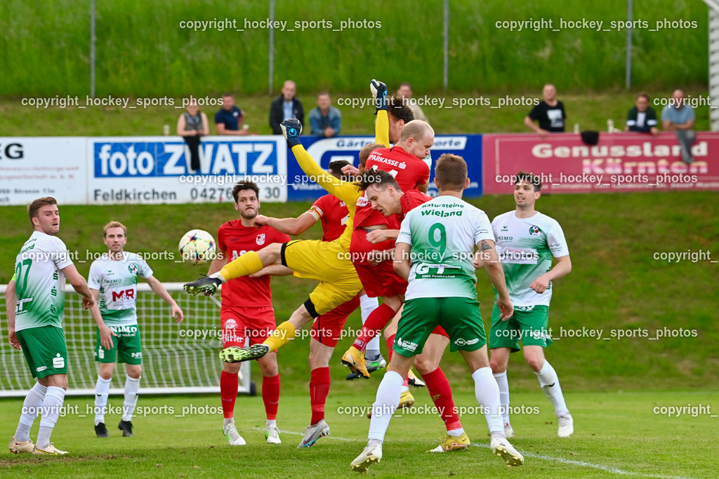 SV Feldkirchen vs. ATSV Wolfsberg 26.5.2023 | #27 Michael Groinig, #1 Johannes Edwin Wulz, Flugeinlage, #13 Bastian Rupp, #11 Marcel Maximilian Stoni, #9 Martin Hinteregger