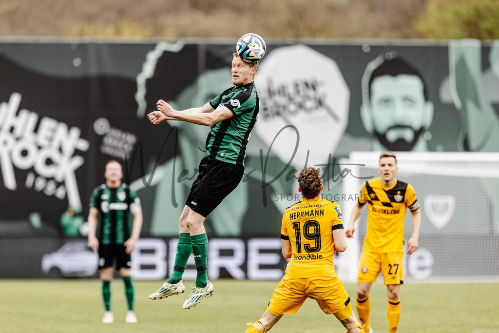 3. Liga, Saison 2023/24, 31. Spieltag: SC Preußen Münster - Dynamo Dresden | Münster, 30.03.2024: 3. Liga, 31. Spieltag, SC Preußen Münster gegen Dynamo Dresden im LVM-Preußenstadion in Münster. Foto: sportfotografie.ms | Markus Paletta - Realisiert mit Pictrs.com