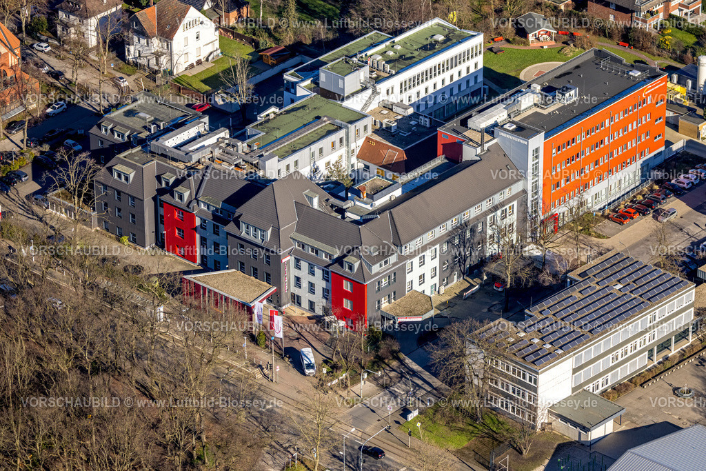 Luenen230204463 | Luftbild, Klinik am Park Lünen, Brambauer, Lünen, Ruhrgebiet, Nordrhein-Westfalen, Deutschland