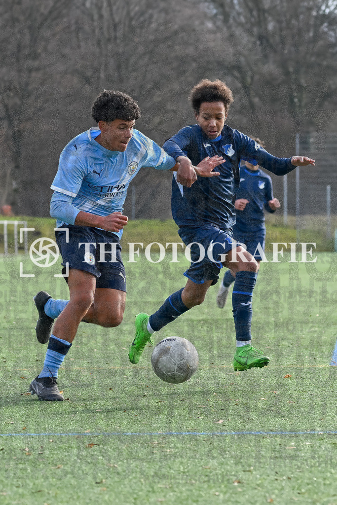 GER, Manchester City - TSG Hoffenheim, Fussball, PS-Immo-Cup 2026,U14 Feldturnier, 17.01.2026 | City, TSG Hoffenheim