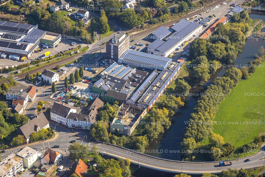 Froendenberg220901008 | Luftbild, Gewerbegebiet Langschede, Ardeyer Straße, Langschede, Fröndenberg/Ruhr, Ruhrgebiet, Nordrhein-Westfalen, Deutschland