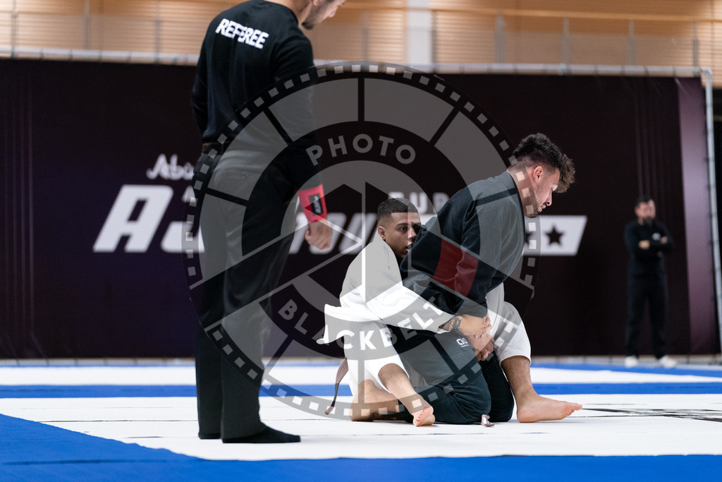 20241012PBB5459 | Athletes compete during the AJP Tour Europe Continental Jiu-Jitsu Professional Championship on October 12, 2024 in Almere near Amsterdam, Netherlands. © Chiara Dazi / photoblackbelt