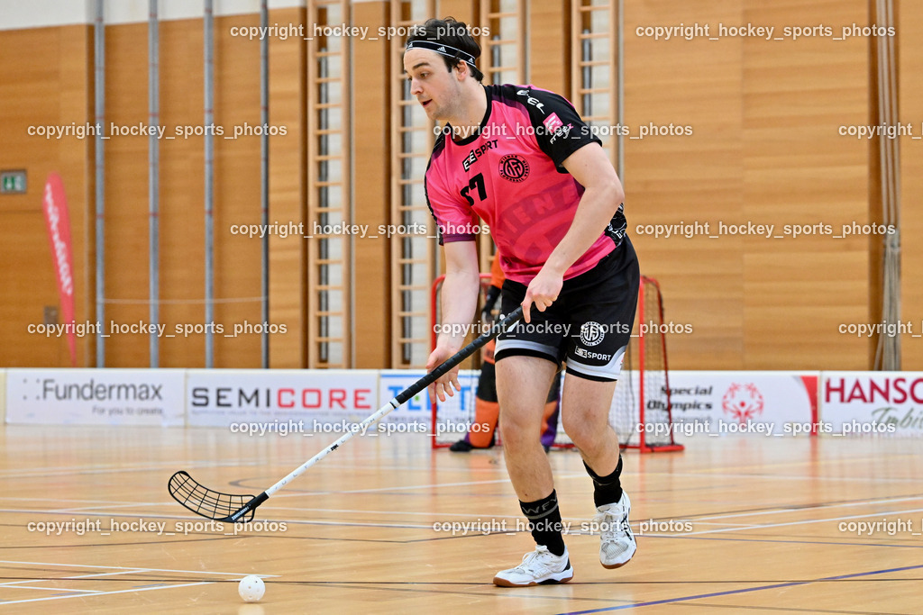 VSV Unihockey vs. Wiener Floorball Verein | #87 Christian Lindquist Wiener Floorballverein, VSV Unihockey vs. Wiener Floorball Verein, VSV Unihockey vs. Wiener Floorball Verein am 18.05.2025 in Villach (Ballspielhalle St. Martin), Austria, (Photo by Bernd Stefan)