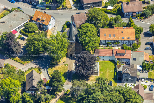 Dortmund220705869 | Luftbild, Evang. Kirche Bodelschwingh - Schloßkirche, Bodelschwingh, Dortmund, Ruhrgebiet, Nordrhein-Westfalen, Deutschland