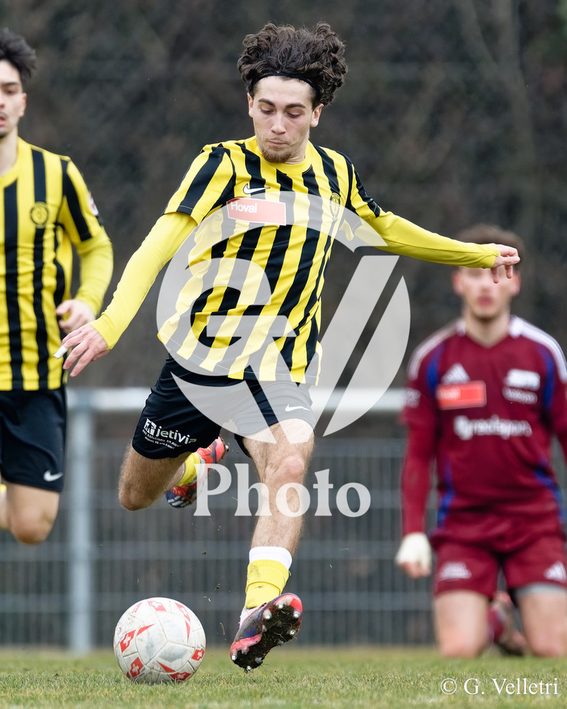 1ere Ligue Classic - Meyrin FC v Servette FC M-21 | during the 1ere Ligue Classic game between Meyrin FC and Servette FC M-21 at Stade des Arberes in Meyrin, Switzerland