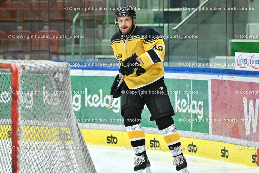 EC Kellerberg vs. EC Arnoldstein | #40 Hartlieb Manuel EC Arnoldstein, EC Kellerberg vs. EC Arnoldstein, EC Kellerberg vs. EC Arnoldstein am 03.02.2025 in Villach (Stadthalle Villach), Austria, (Photo by Bernd Stefan)