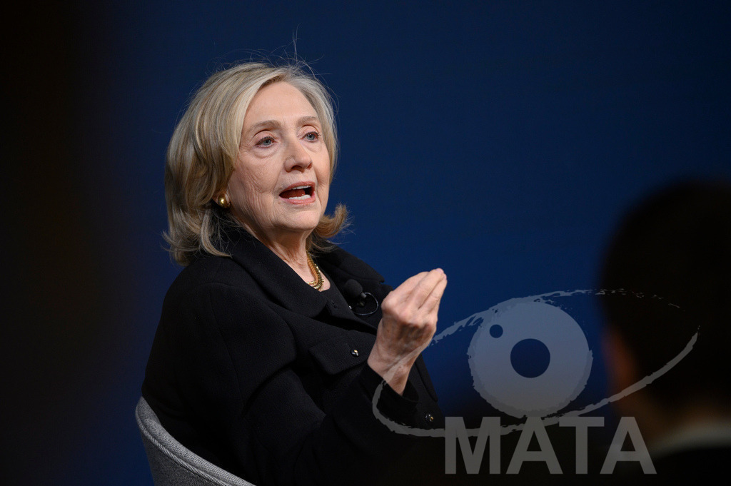 _DWI2739 | Die US-Politikerin Hillary Clinton auf der Veranstaltung Bridging Scholarship and Statecraft im Rahmen der Münchner Sicherheitskonferenz 2026. München, 13.02.2026 Bayern Deutschland  - Realisiert mit Pictrs.com