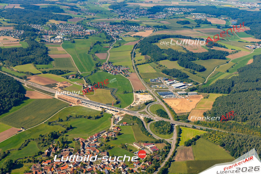 Luftbild Vs Google Maps  Immeldorf  Lichtenau -Das Luftbild wurde 2025 vom UL-Flugzeug heraus erstellt ( keine Drohne ) - Hochauflösende Luftaufnahme -Nicht vergleichbar mit Google Maps oder Satelittenbilder- Die Geschenkidee !Mit Lizenz und Bildrechte bestellbar