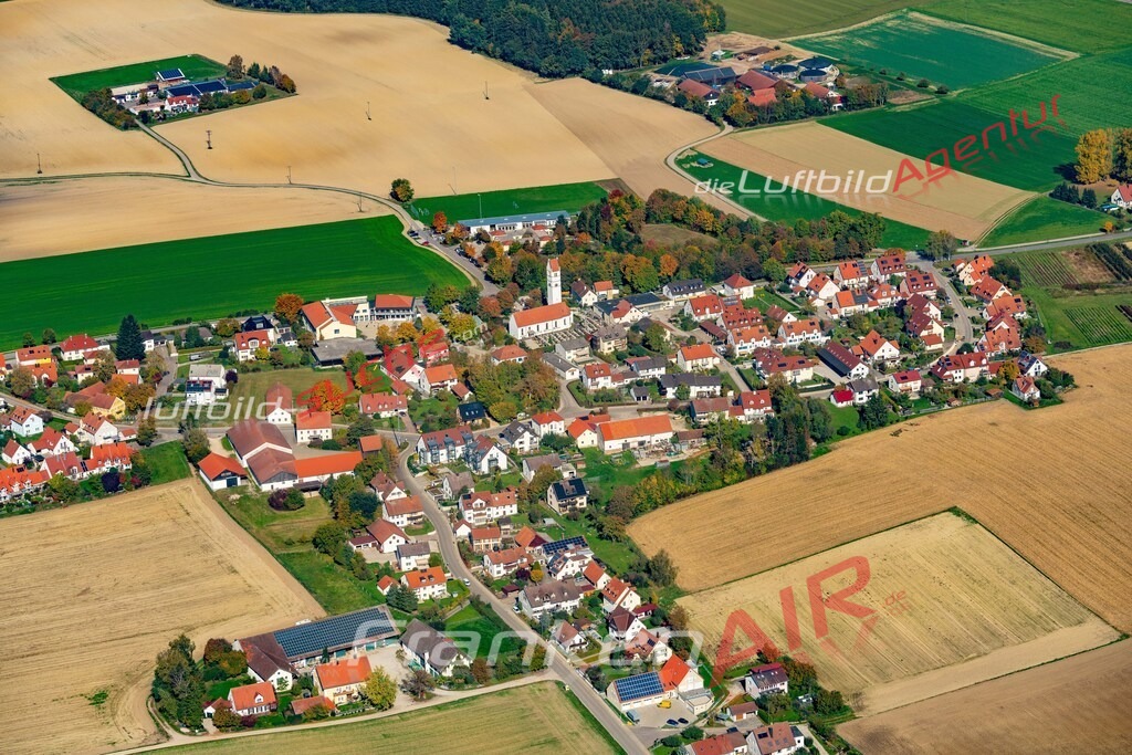 aktuelles Luftbild von Roehrmoos  - Luftaufnahme wurde 2018 von https://frankenair.de mittels Flugzeug (keine Drohne) erstellt.