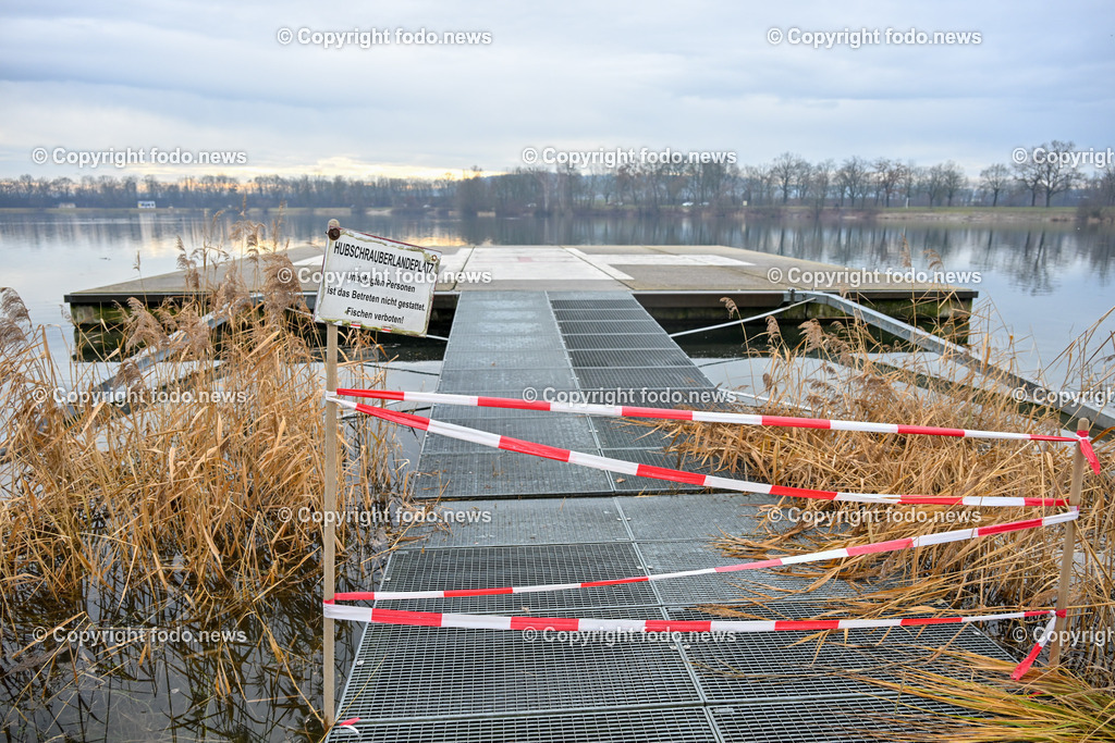 Wasserrettung Pichling_ Pichlingersee_ 29.12.2023-11 | 2912.2023, Linz Pichling, AUT, Wasserrettung, OS Pichling, im Bild Hubschrauberlandeplatz der Wasserrettung