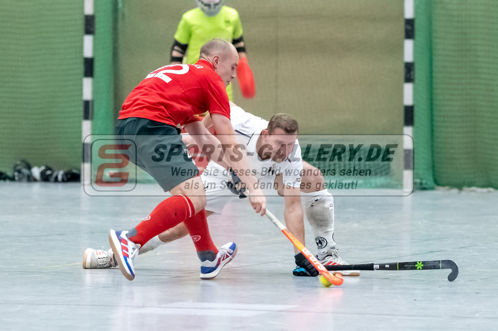 SFE_20230115_0112 | 1. Bundesliga Hockey Herren Schwarz-Weiss Neuss - Crefelder HTC am 15.01.2023 in  (Sporthalle Jahnerstrasse), Photo: Stephan Fehrmann 2022 (Sports-Gallery)