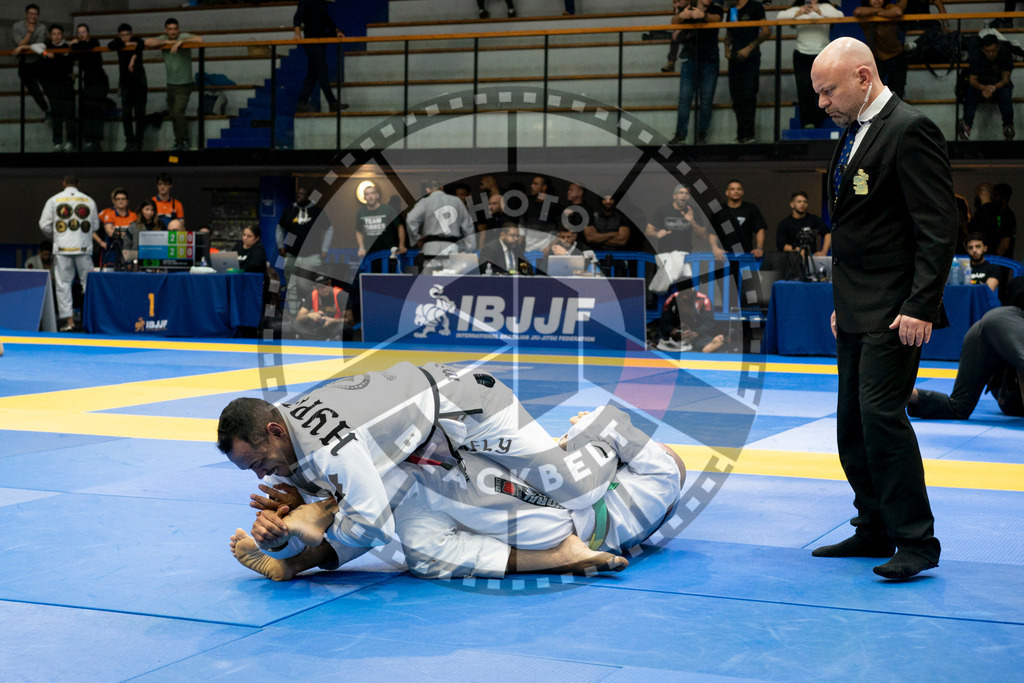 20240124PBB05008 | Fighters compete during the second day of the IBJJF European Championship in Paris, France, on January 24, 2024.