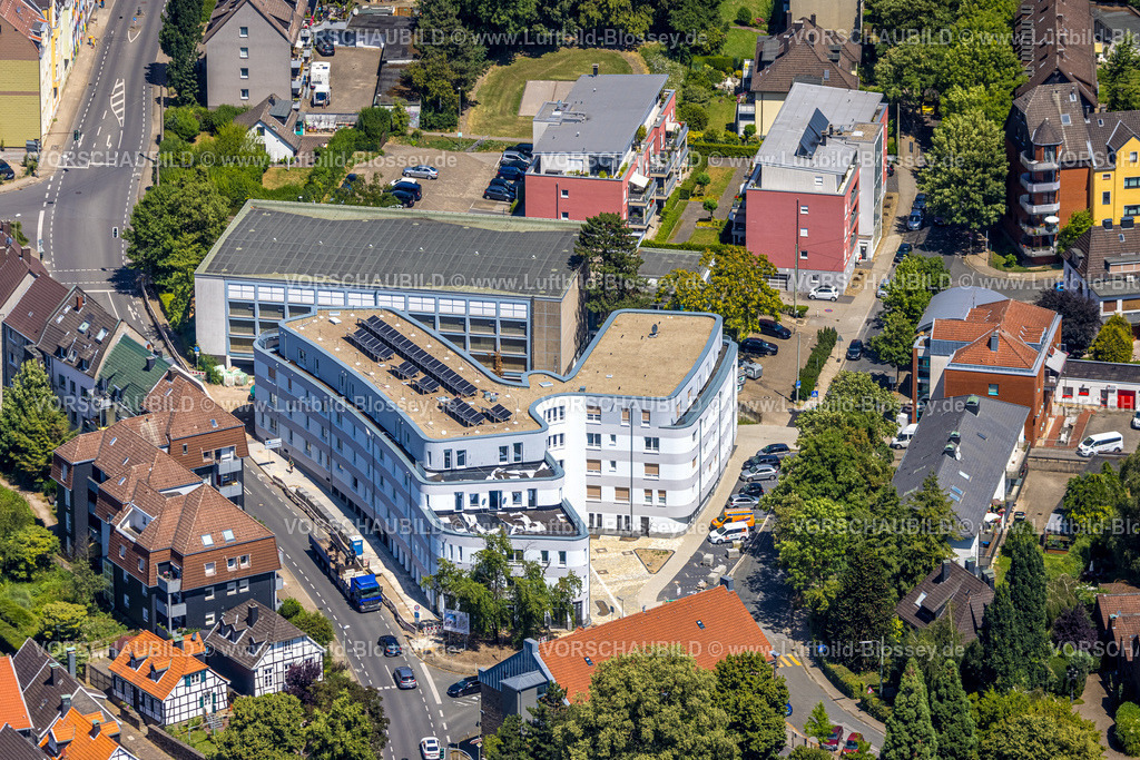 Hattingen230708279 | Luftbild, Neubau Wohnhaus Talstraße, Hattingen, Ruhrgebiet, Nordrhein-Westfalen, Deutschland